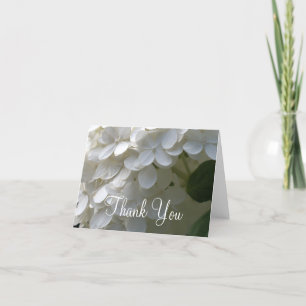Trouw Trouwkaart Witte Lime Hydrangea Blank Kaarte Bedankkaart