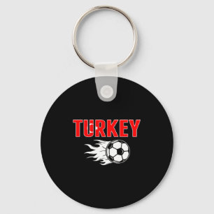 Trouw Turkije Voetbalfans Jersey Turkse Vlag Voetb Sleutelhanger