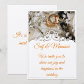 trouw uitnodiging (Voorkant / Achterkant)