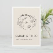 Trouw uitnodiging (Staand voorkant)