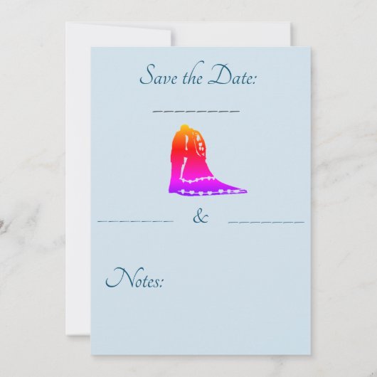 Trouw Uitnodiging /Aankondiging (Achterkant)