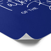 Trouw Vader van de Bruid Herdenkingsstoel Poster (Hoek)