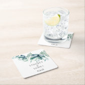 Trouw  vierkante kartonnen onderzetter (Insitu)