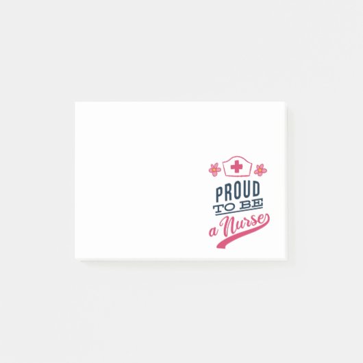 Trouw zijn aan het beroep van verpleegster post-it® notes (Voorkant)
