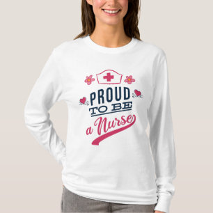 Trouw zijn aan het beroep van verpleegster t-shirt