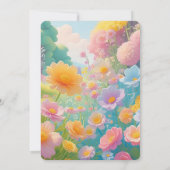 " TROUWAANKONDIGING UITNODIGING " (Achterkant)