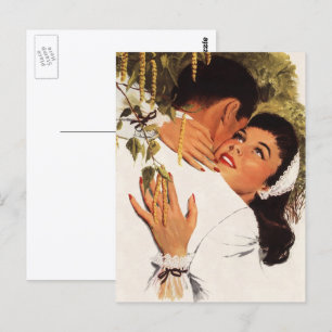 Trouwaanzoek in vintage stijl, Liefde en Romantiek Briefkaart