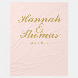 Trouwachtergrond foto achtergrond krijtbord blos fleece deken