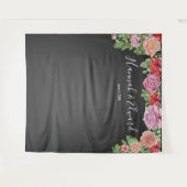 Trouwachtergrond, foto rekwisiet, aangepaste achte wandkleed (Voorkant (horizontaal))