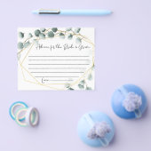 Trouwadvieskaarten met Eucalyptus Flyer (Enkel)