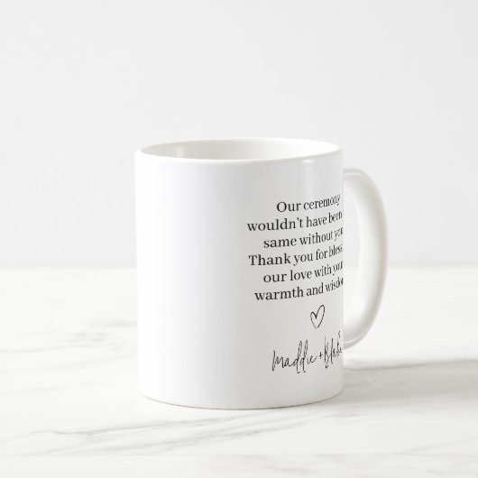 Trouwambtenaar Definitie Dank u Mok (Voorkant rechts)