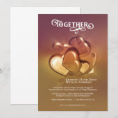 Trouwannouncement Samen Aankondiging (Voorkant / Achterkant)