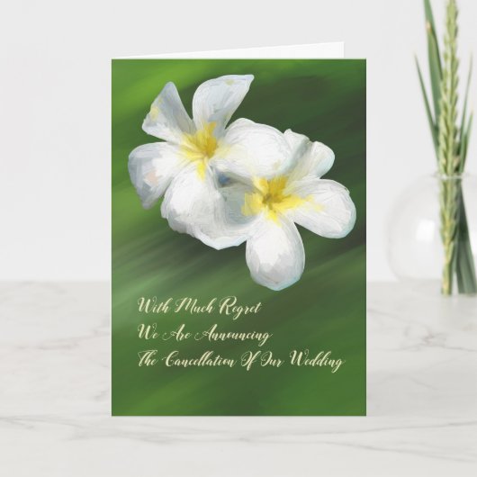 Trouwannulering Kaart Frangapangie (Voorkant)