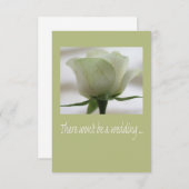 Trouwannuleringsbericht Aankondiging (Voorkant / Achterkant)