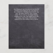 TROUWBEDANKINGEN VOOR EEN KLEINE PRIJS - Witte Roz Flyer (Achterkant)