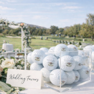 'Trouwbellen & Golfballen' Trouwcadeau Golfballen