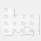 Trouwbellen herhalen wit dank u bedankdoosjes (Ongevouwen)
