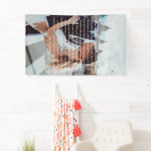 Trouwbelofte Koppel Foto Spandoek (Insitu)