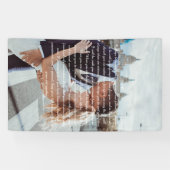 Trouwbelofte Koppel Foto Spandoek (Horizontaal)