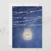 Trouwbestemming Wereldkaart Licht Kaars en Hart Kaart (Achterkant)