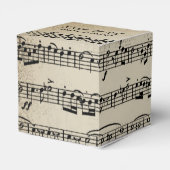 Trouwblad muziek bedankdoosjes (Achterkant)