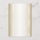 Trouwbloem Golden Hart Lijst Elegant Informatiekaartje