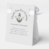 Trouwbloemen Anker Zilver Grijs Nautisch Bedankdoosjes (Achterkant)