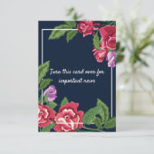 Trouwbloemen Save The Date (Staand voorkant)