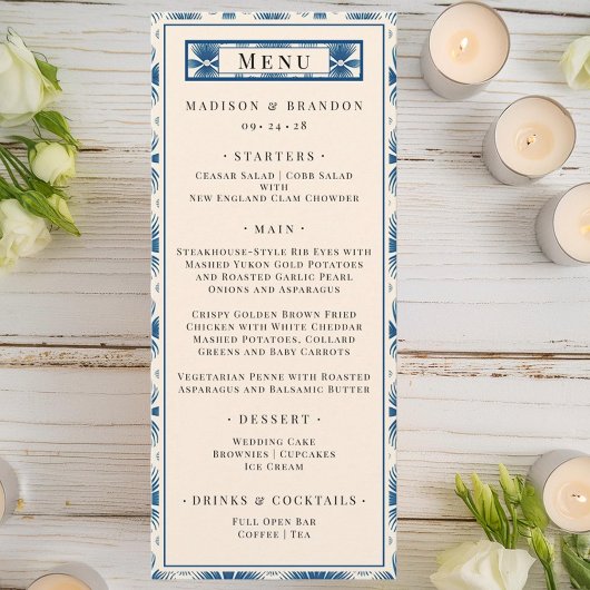 Trouwbloemen uit het midden van de eeuw | Volledig Menu