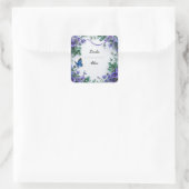 Trouwbloemenkrans Vierkante Sticker (Tas)