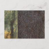 Trouwboom met uitgehouwen hart | Rustieke slingerl Informatiekaartje (Achterkant)