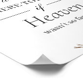 Trouwbord 'In Loving Memory' Rustic Winter Bloemen Poster (Hoek)