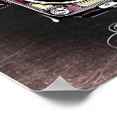 Trouwbord voor fotohokje, krijtbordstijl poster (Hoek)