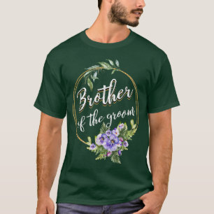 Trouwbroer van de bruidegom Trouw vrijgezellenfees T-shirt