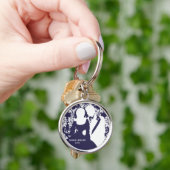 Trouwbruid en bruidegom u kiest voor kleur Sleutel Sleutelhanger (Hand)