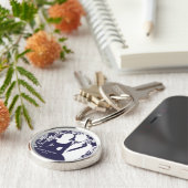 Trouwbruid en bruidegom u kiest voor kleur Sleutel Sleutelhanger (Zijkant)