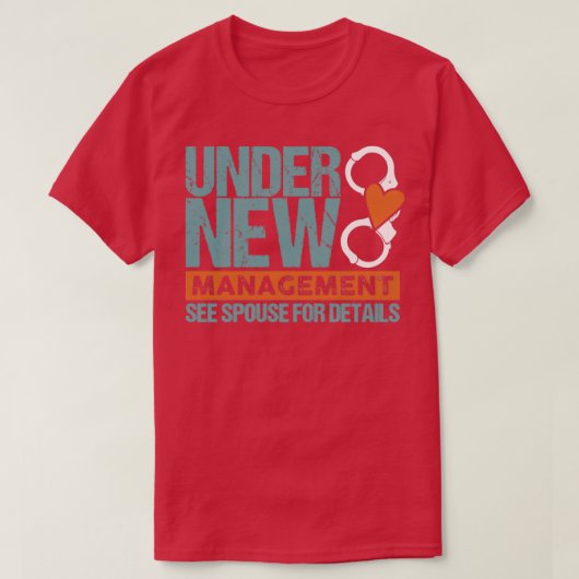Trouwcadeau onder nieuwe leiding 2 t-shirt (Design voorkant)