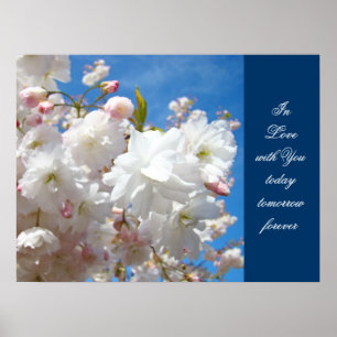 Trouwcadeaus Bloesems kunstprints In Liefde Voor A Poster