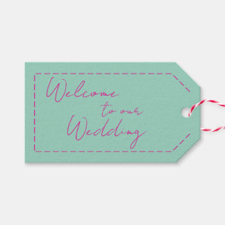 Trouwcadeaus met aangepaste naam minimalistisch cadeaulabel