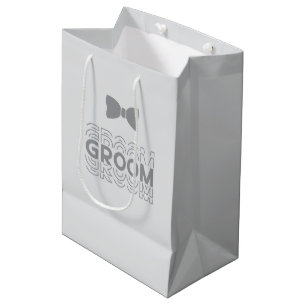 Trouwcadeautas voor de bruidegom medium cadeauzakje