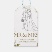 Trouwcadeauttas Cadeaulabel (Achterkant)