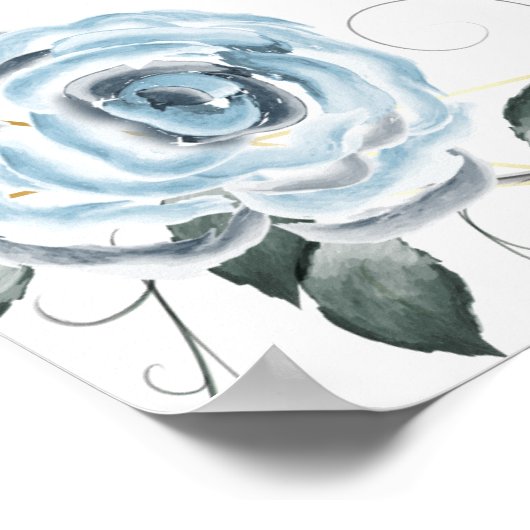 Trouwceremonie Bord ter nagedachtenis "In liefdevo Poster (Hoek)