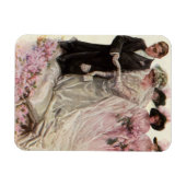 Trouwceremonie bruid en bruidegom in Victoriaanse  Magneet (Horizontaal)