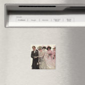 Trouwceremonie bruid en bruidegom in Victoriaanse Magneet (Insitu (Vaatwasser))