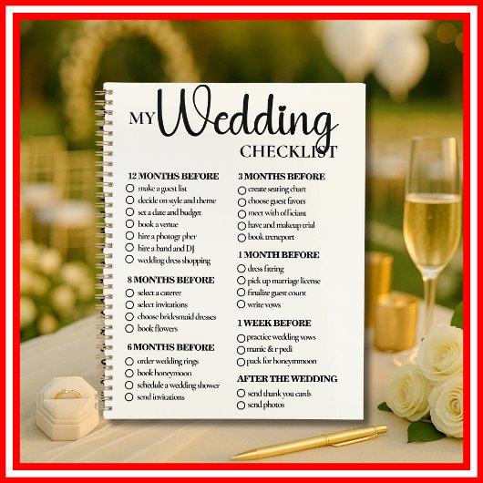 Trouwchecklistplanner Planner