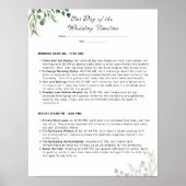 Trouwchecklists - Trouwdag Planner Poster (Voorkant)