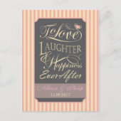 Trouwcitaat ontwerp uitnodiging briefkaart (Voorkant)