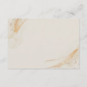 Trouwcrème Details Emerald Green Roos Bloemen Informatiekaartje (Achterkant)