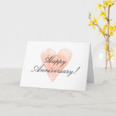 Trouwdag kaarten met romantische hart (Gele Bloem)