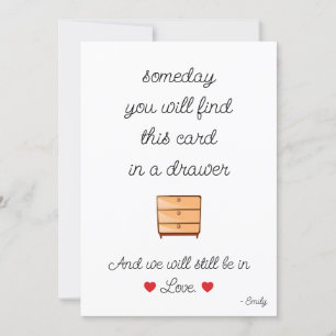 Trouwdag kerstcadeaukaart voor vriend save the date